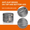 Small Pill Box, Portable Daily Box, Aluminium Alloy Round Container