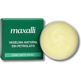 Vaselina Natural Sin Petrolato Pomada con Dexpantenol + Ricino + Vitamina E + Cacao Sin Aroma Hidratante Multiusos Para Labios, Cara, Cabello y Cuerpo 50mL