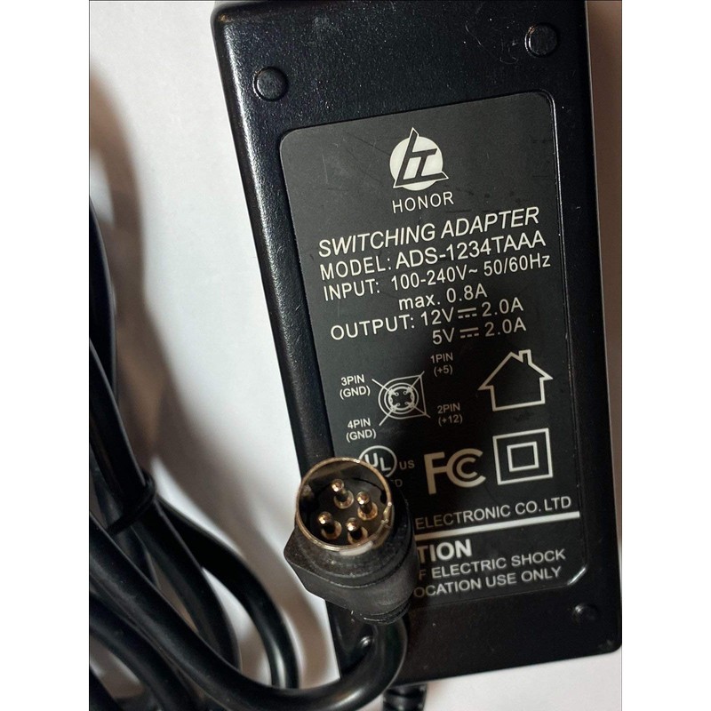 Replacement for AC Adaptor Power Supply 4 Akasa Integral 3.5"
