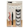 FYNE Faux Mink Eyelash Kit - 5 Pairs 3D Lashes