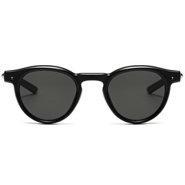 Stylish Oval and Retro Sunglasses for Men & Women Round & Circle Glasses in Black Fashionable UV Protection Eyewear