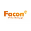 Facon Dimmable 12-30V LED RV Camper Interior Lamp Ceiling Dome