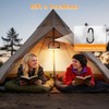 Solar Camping Lights, Solar Camping Lantern Rechargeable 5000mAh LED 5