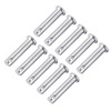 sourcing map Single Hole Clevis Pins,8mm x 35mm Flat Head