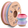CCTREE PETG 3D Printer Filament 1.75mm, 1kg Spool, Good Layer