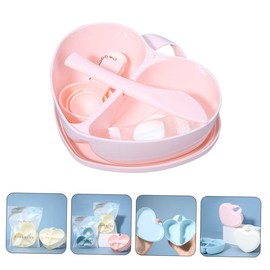 Beavorty 1set Professional Mask Mixing Creative Beauty Salon Bowl and Spoon Kit and Easy to Clean for Home Use Salon Treatments Selection