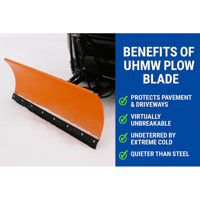 UHMW ATV/UTV Snow Plow Poly Cutting Edge Industrial Strength 1/2"