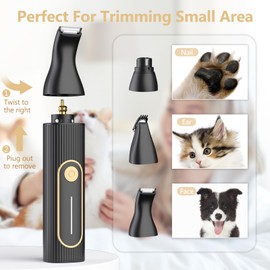 Gooad Dog Clippers Grooming Kit and Paw Trimmer for Heavy Thick Hair&Coats