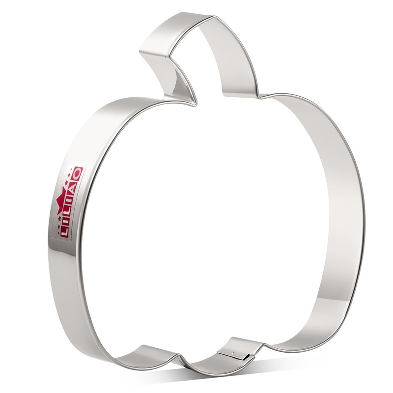 LILIAO Pumpkin Cookie Cutter (4.13" Wide x 4.56" Tall x