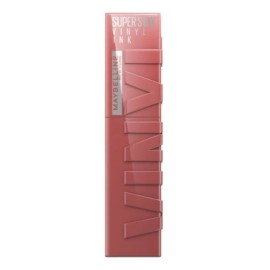 Maybelline Labial líquido brillante Superstay Vinyl Ink Tono Cheeky, 4.2ml - Dura hasta por 16H, brillo instantáneo sin grumos, sin transferencias