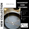 NataschaWoge® 18K Gold Necklace Minimalist Small Heart Chain Bracelet Thin