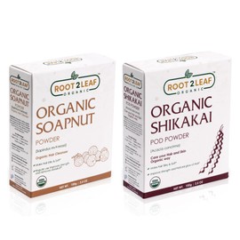 Root2leaf Organic Soapnut And Shikakai Powder 100gm For Natural Hair And Damaged Repair
