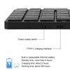 BT308 35 Keys Numeric Keypad Rechargeable Wireless Ultra Thin Keyboard