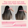 Rat Tail Comb Parting Comb：2Pcs Rat Tail Combs for Women，Fine