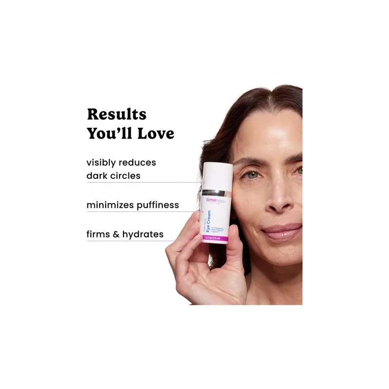 Timeless Dark Circle Eye Cream Con Ácido Hialurónico 15 Ml