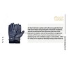 AK Supreme Winter Leather Horse Riding Gloves (Black, XS)