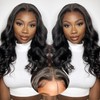 5x5 HD Lace Closure Wigs Human Hair 20 Inch Wear