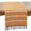 Earthy Striped Chindi Table Runner