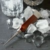 6.7 Stainless Steel Ice Axe with Wooden Handle, Quick Ice