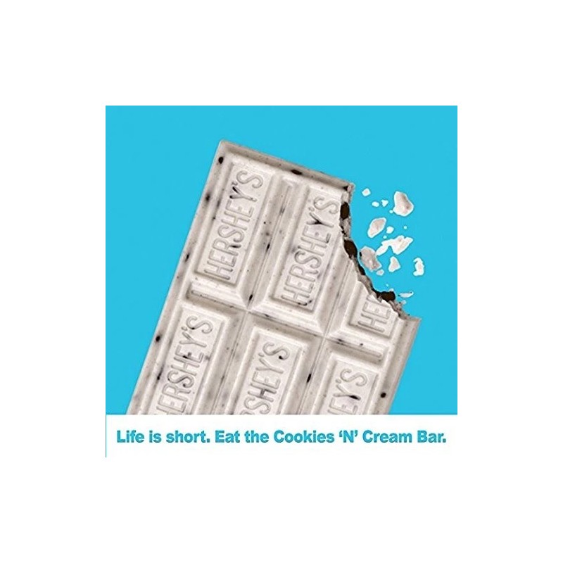 HERSHEY'S Cookies 'N' Crème Giant Bar, 6.5-Ounce Bar BULK LIMITED
