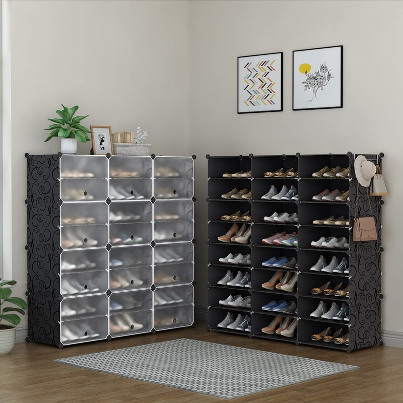 HOMIDEC Shoe Rack Organizer, 8 Tier Shoe Storage Cabinet 48