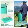 SPONDWILD Compost Bins Outdoor 32 Gallon Reusable Garden Yard Waste
