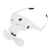 Head Magnifier LED USB Charging Jewelry Magnifying Glass for Painting