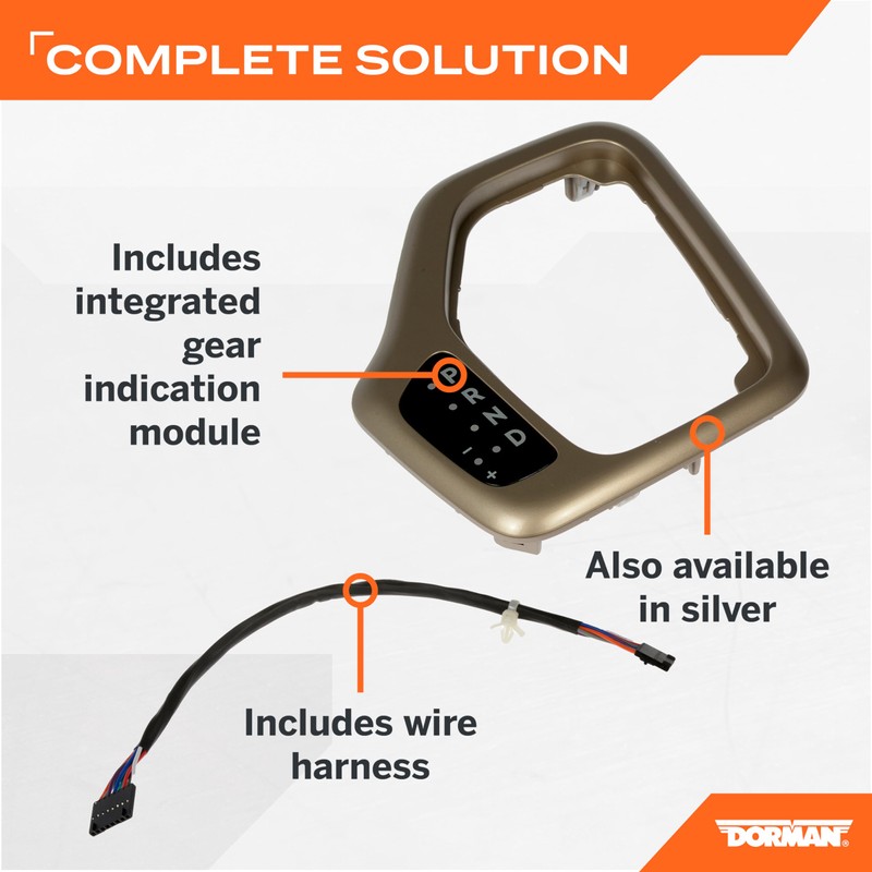 Dorman 601-401 Shifter Bezel with Harness Kit Compatible with Select