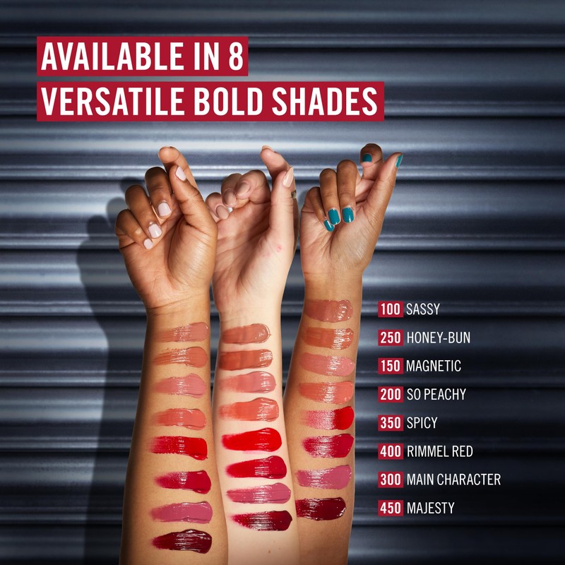Rimmel Thrill Seeker Lip Latex, 150 Magnetic, Ultra Smooth Surface,