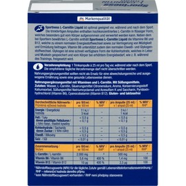 스포츠니스 L-카르니틴 리퀴드 앰플 25ml*7개입 Sportnis L-Carnitine Liquid Ampoule 25ml*7 pieces