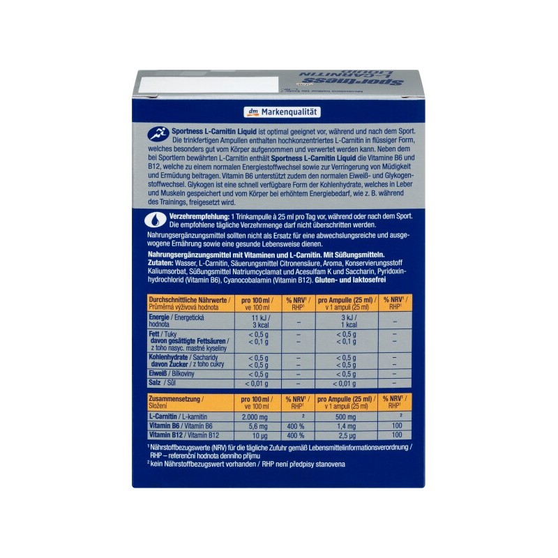 스포츠니스 L-카르니틴 리퀴드 앰플 25ml*7개입 Sportnis L-Carnitine Liquid Ampoule 25ml*7