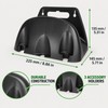 Wall-Mounted Garden Hose Holder for Outdoor Storage – Durable Metal