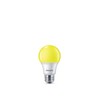 8W A19 Medium Base Non-Dimmable Yellow LED Light Bulb