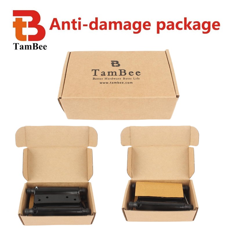TamBee 4inch Double Action Hinge Saloon Door Hinges Swinging Door