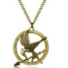 Collar inspirado en los juegos del hambre de Sinsajo (bronce, talla única)
