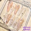 NailPhoria MID-FALL Collections 10PCS Handmade Press On Nails REUSABLE 3D