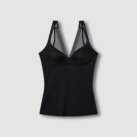 JAJU [JAJU/자주] 여 JAJU AIR 메쉬 노라인 브라캐미솔_블랙 [JAJU] Women's JAJU AIR Mesh No-Line Bra Camisole_Black