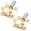 2X Adjustable Brass Roller Ball Door Catches | Internal Door