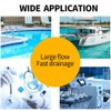 HUIXHAO Electric bilge pump 12V 1100GPH,Non-Automatic Marine Submersible Boat Bilge