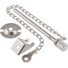 Hardware Essentials 852224 Patio Door Security Pin, Silver