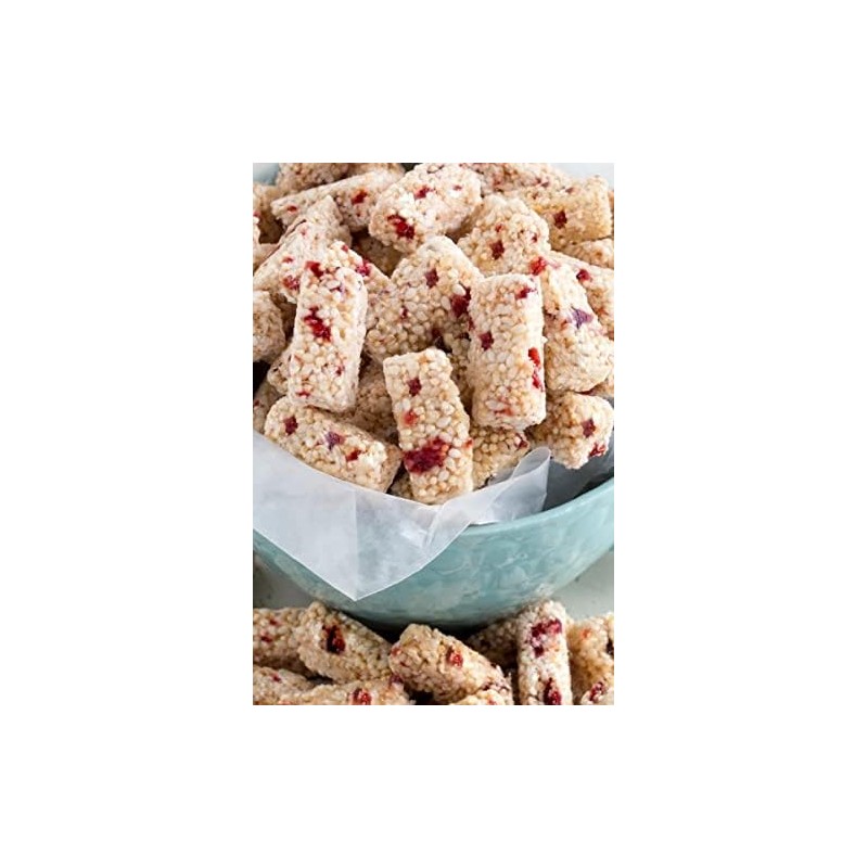 Sesame Bites Minibarritas de ajonjolí, miel, amaranto y arándano (antes