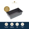 Master Class 2 lb Crusty Bake Non-Stick Loaf Pan, Grey