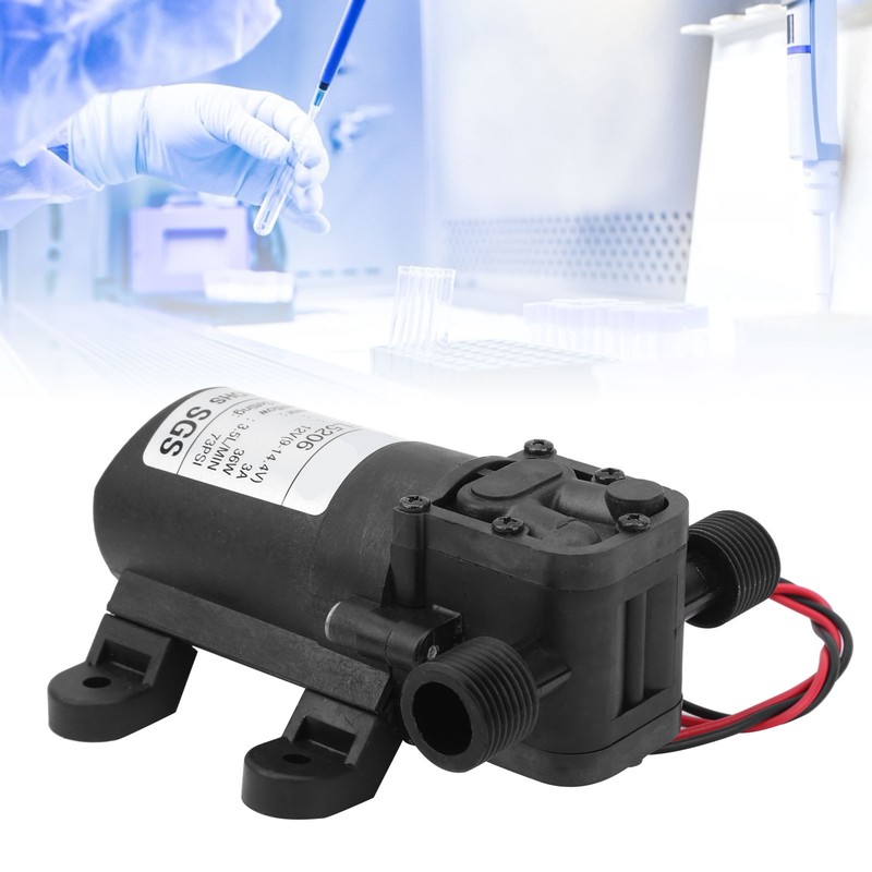 Diaphragm Water Pump Electric Mini Pumping Tool 73PSI 3.5L/MIN G1/2in