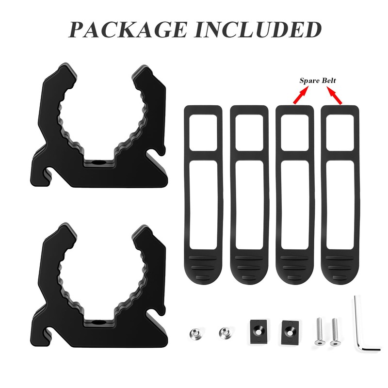 Boat Hook Holder Marine Clamps 2-Pack – Universal Quick Release