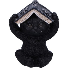 Nemesis Now Three Wise Spell Cats 8.5cm, Resin, Black, Three Wise Kitten Figurines, Occult Kittens Figurine Trio Set, Cat Merchandise, Cast in the Finest Resin, Expertly Hand-Painted