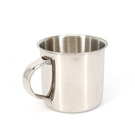 Mil-Tec Drinking Cup 14601000 Silver One Size
