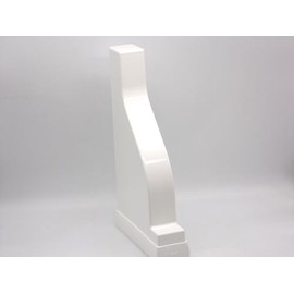NMI Fence - 2" x 8" Pergola End Cap - External - White