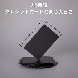 ctunk NFC Tag Card Black NTAG215 504 Byte (3 Pieces, Black)