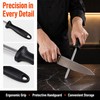 Honing Steel 31.5cm, Stainless Steel Sharpening Rod with Non-Slip Handle