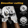 Upgraded Efficient Manual Can Opener - Selected Solid Wood Handle,